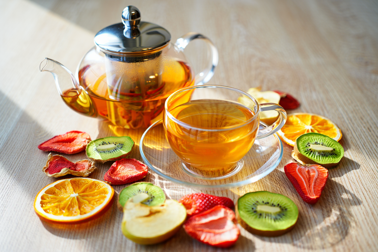 trà hoa quả sấy lạnh